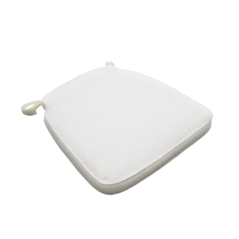 Cuscino bianco per sedia chiavari