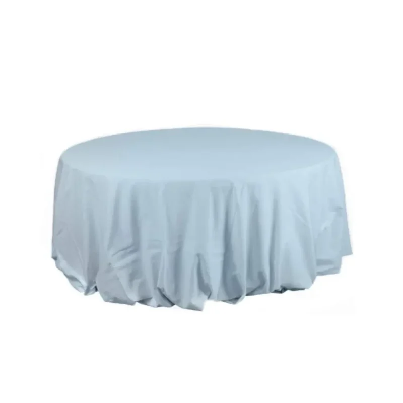 Tovaglia panama azzurro polvere opaco quadrato 330 x 330 cm