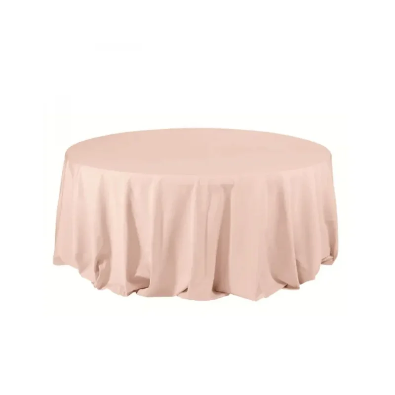 Tovaglia panama rosa cipria opaco quadrato 330 x 330 cm