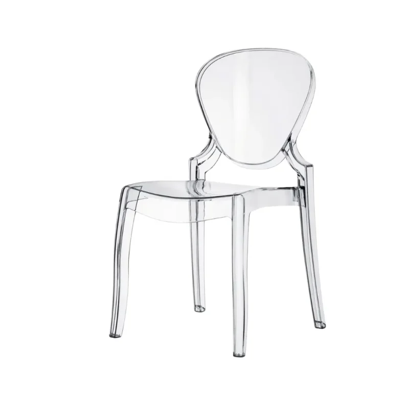 Sedia Queen trasparente