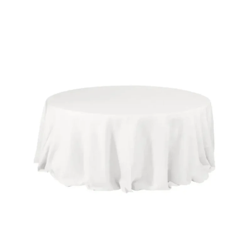 Tovaglia misto lino bianco