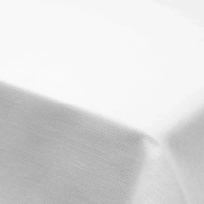 Tovaglia bisso di lino bianco quadrato 220 x 220 cm