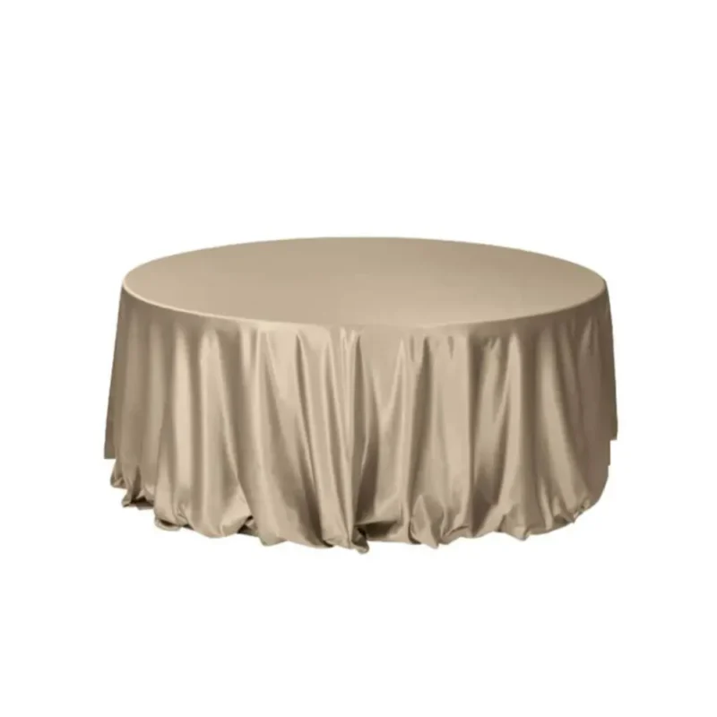 Tovaglia raso tabacco quadrato 330 x 330 cm