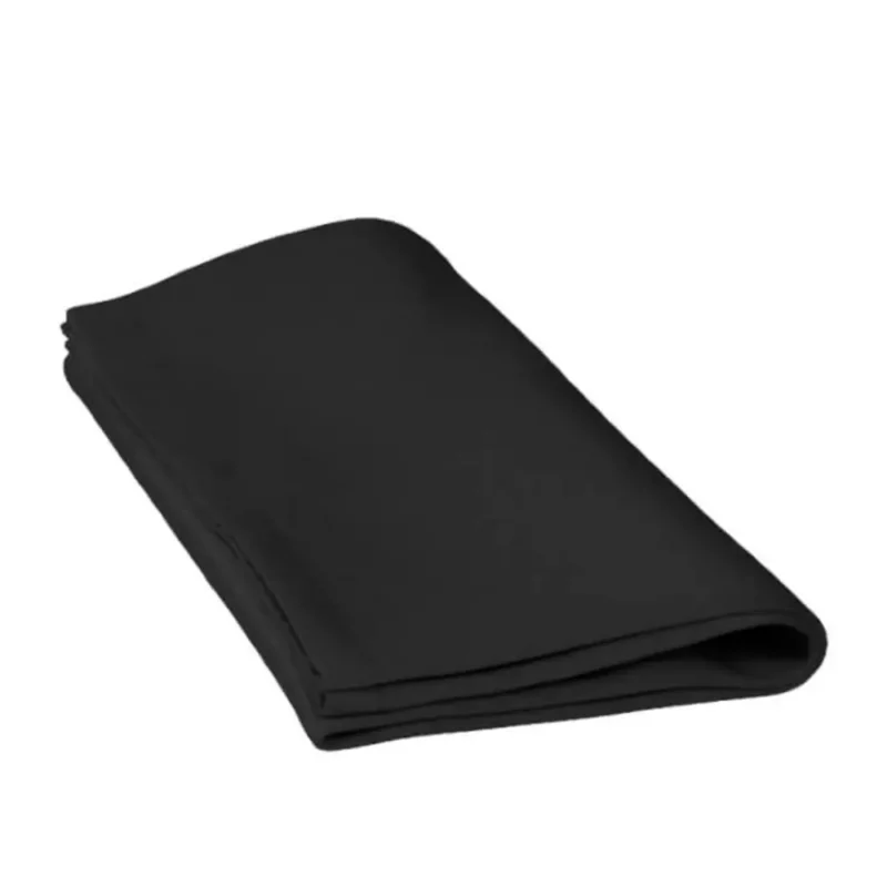 Tovagliolo raso nero 50 x 50 cm