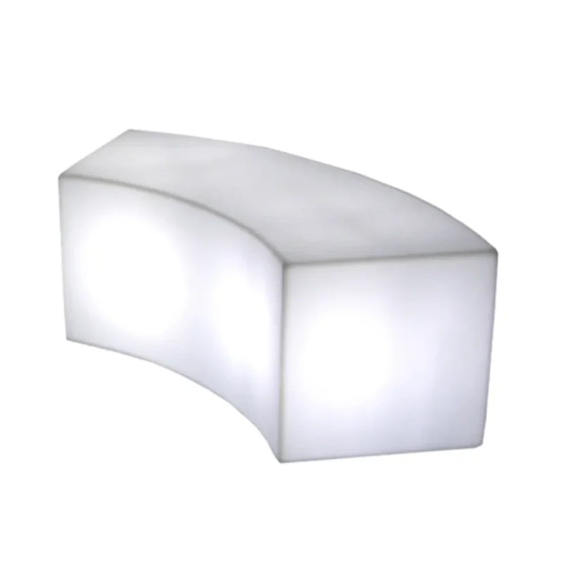 Panca luminosa snake by slide cm 123 x 53 h 43