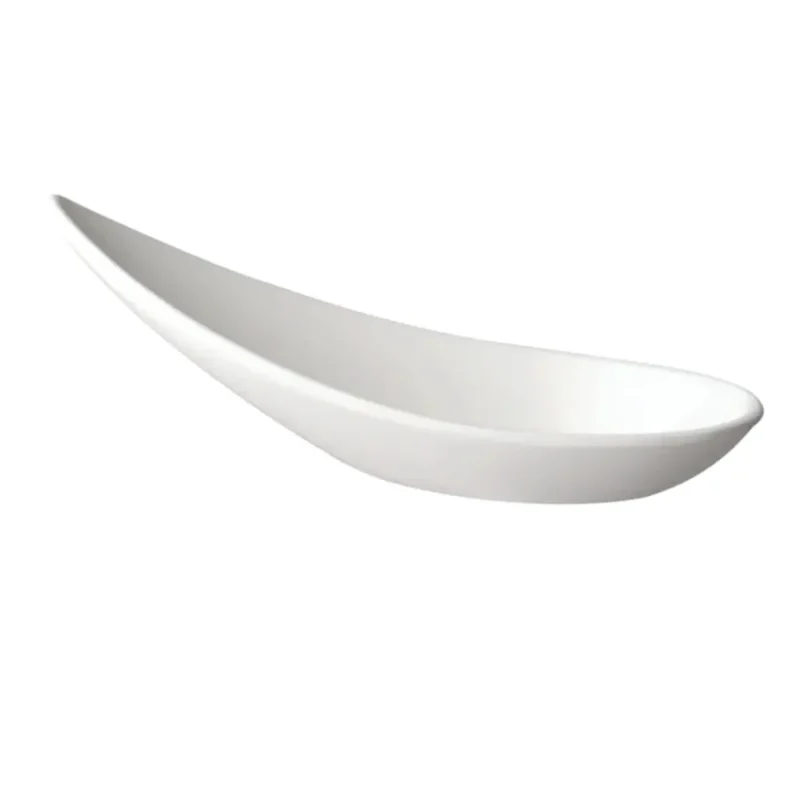 Cucchiaio melamina bianco cm 14,5 x 4,5 h. 1,5