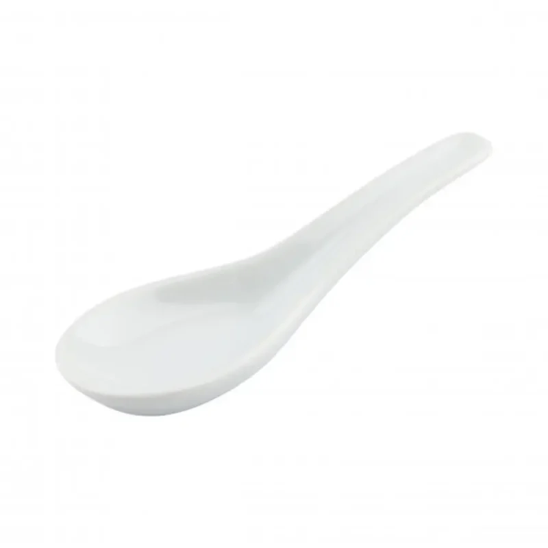 Cucchiaio porcellana bianco cm 14 x 4 h 1,5