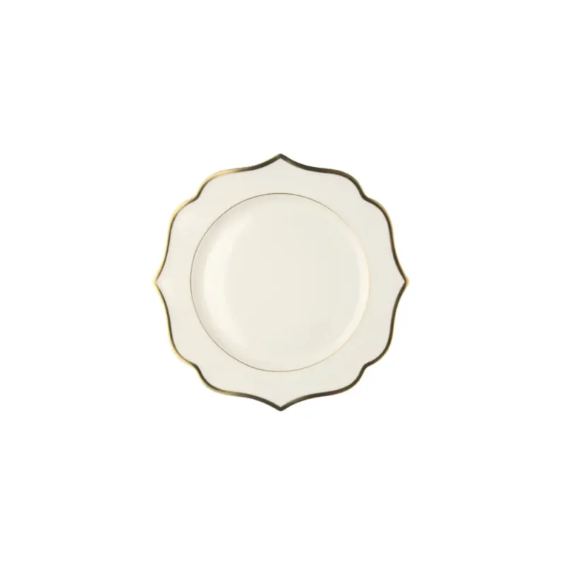 Piatto pane Ionica filo oro (d) cm 17