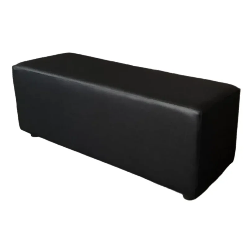 Pouf ecopelle nero cm 90 x 45 (h) 45