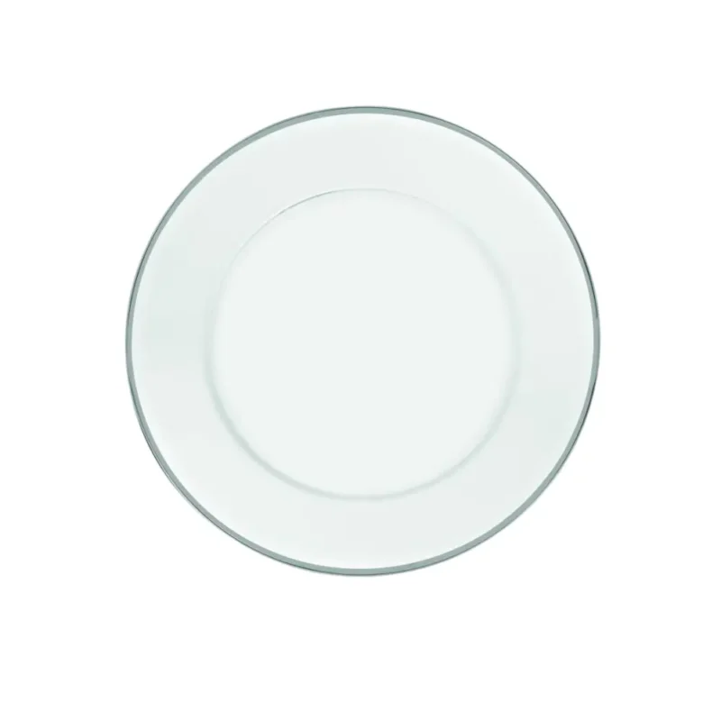 Sottopiatto vetro Filo platino (d) cm 32