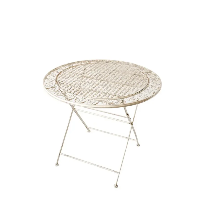 Tavolino in ferro battuto Notting Hill (d) cm 65 x (h) 75