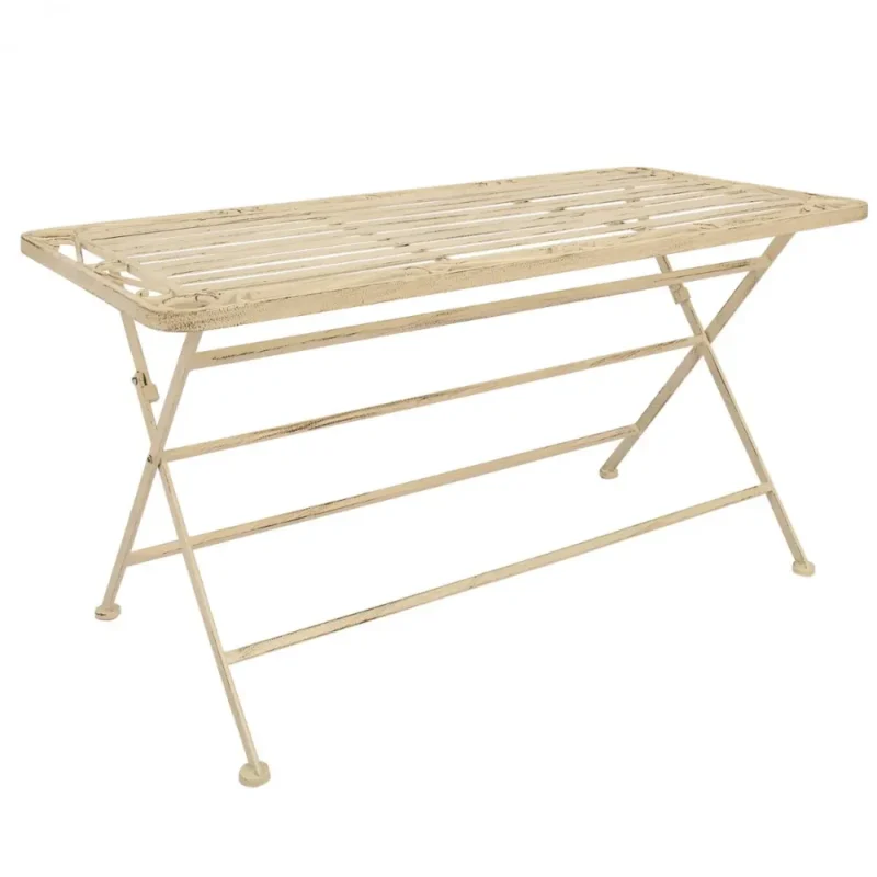 Tavolino rettangolare in ferro battuto Notting Hill cm 100 x 50 (h) 50