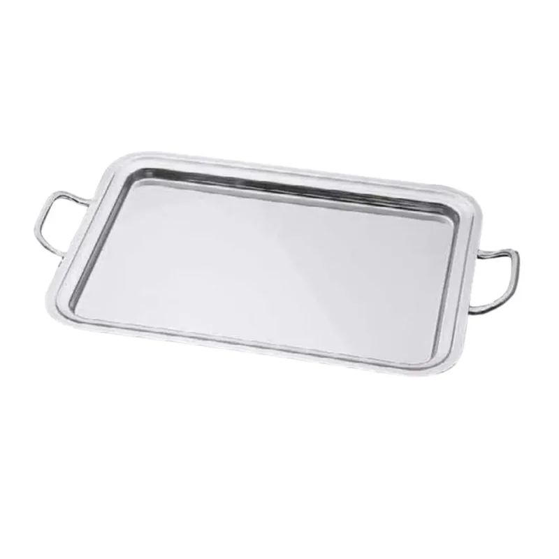 Vassoio inox manici Sambonet cm 50 x 38