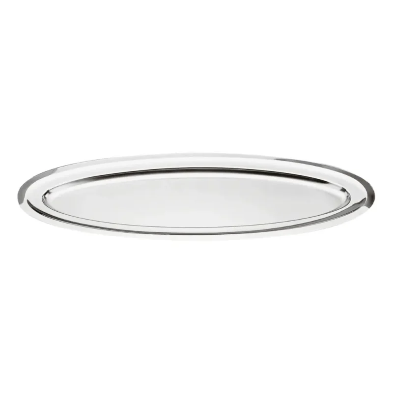 Vassoio inox ovale cm 48 x 34
