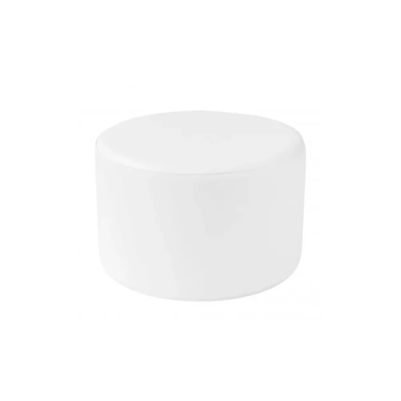 Pouf ecopelle rotondo (d) cm 65 (h) 40
